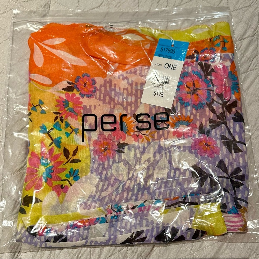 Per Se Floral Multicolor Scarf